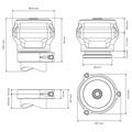 Nuke BOV50c afblæsningsventil / dump ventil 50mm