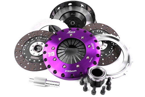 Xtreme Performance - 230mm Organisk To-skive Koblingssæt Med svinghjul 1200Nm