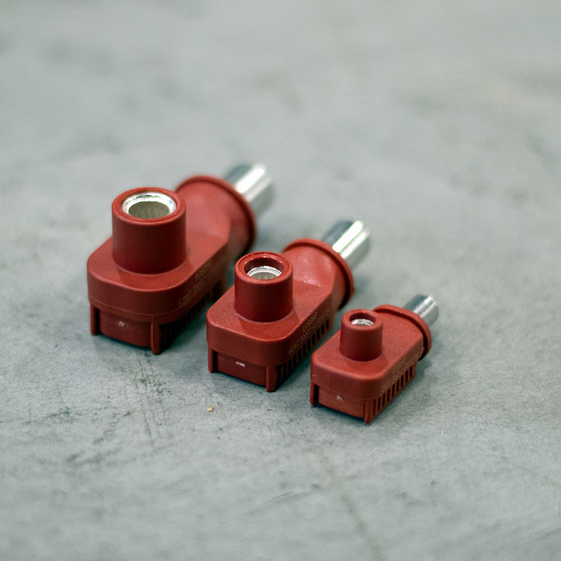8,0mm Quick Connect batterikabel Rød