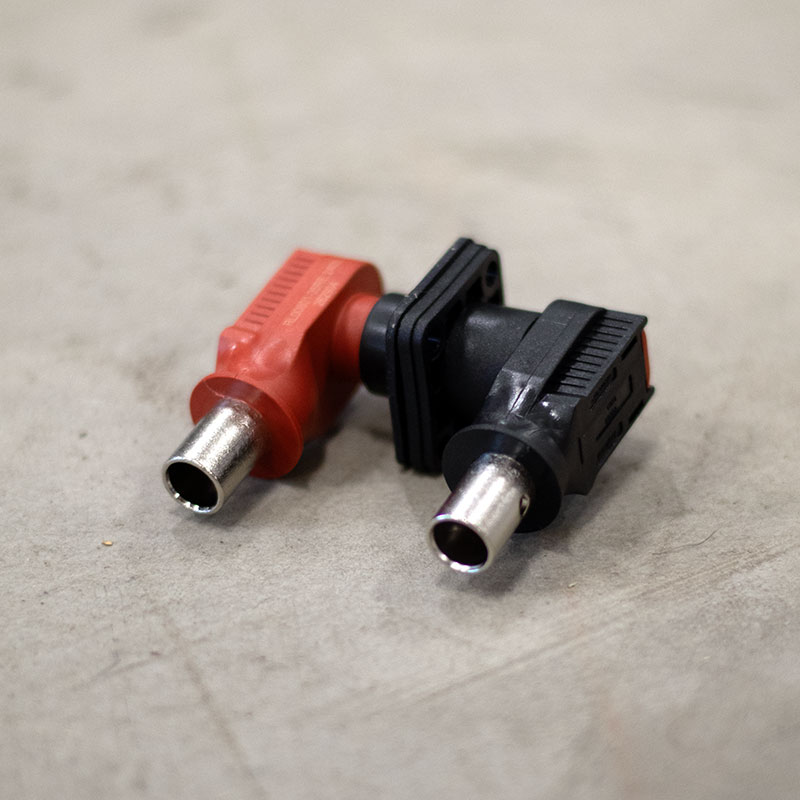 8,0mm Quick Connect batterikabel Rød