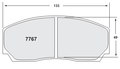 PFC08 CMPD 6 stempel (K-sport, D2, XYZ ) -17mm