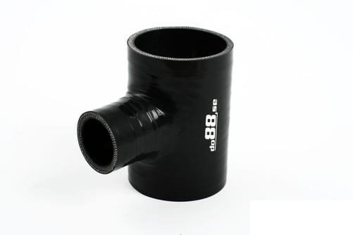 Silikoneslange t-kobling 2'' + 1'' (51+25mm)