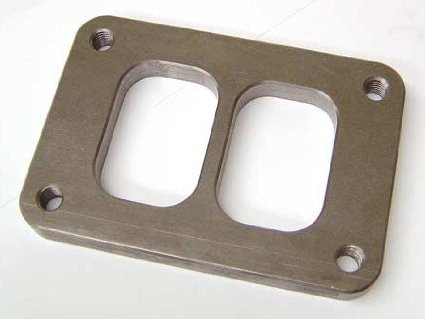 T6 turboflange rustfri