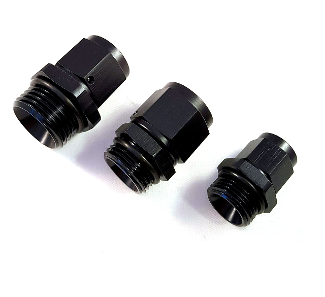 Adapter AN10 hun - AN8 han (swivel)