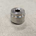 Buet lambdamøtrik M18x1,5 Rustfrit stål