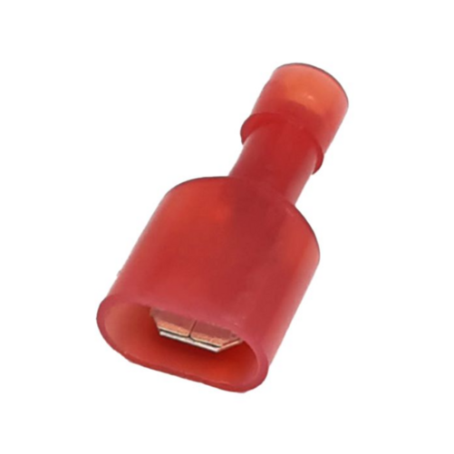 Fladstift han rød 0,5-1,5 mm2 (10x)