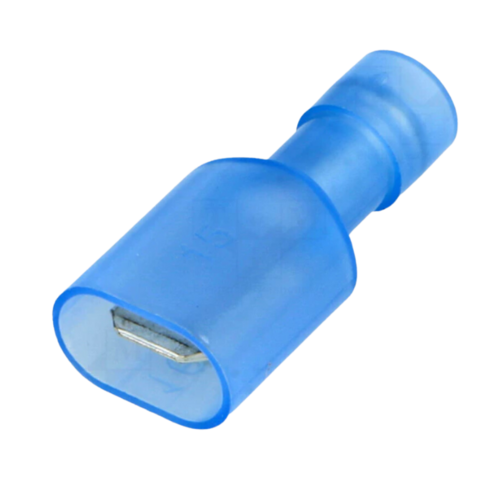 Fladstift han blå 1,5-2,5 mm2 (10x)