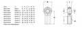 Rod end kvinde M12x1,75