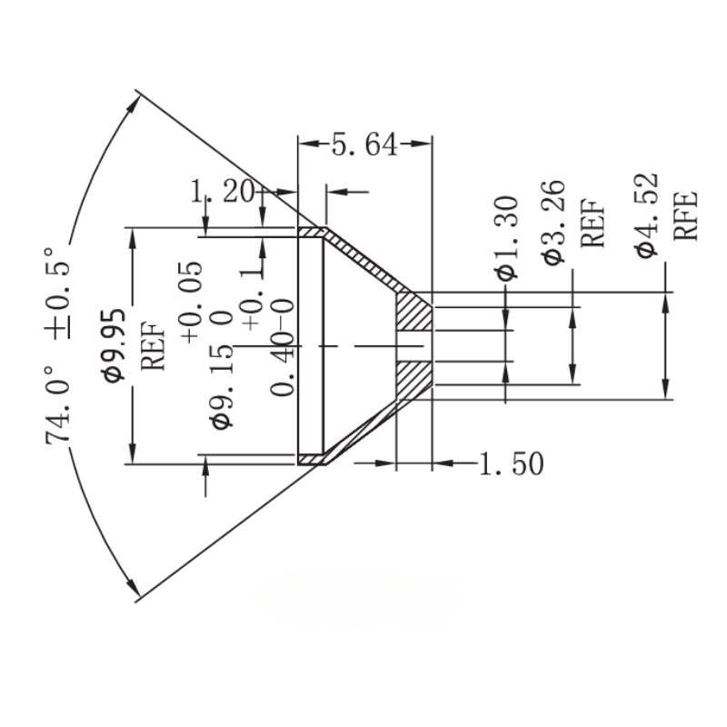 1,3mm oliebegrænseradapter AN4