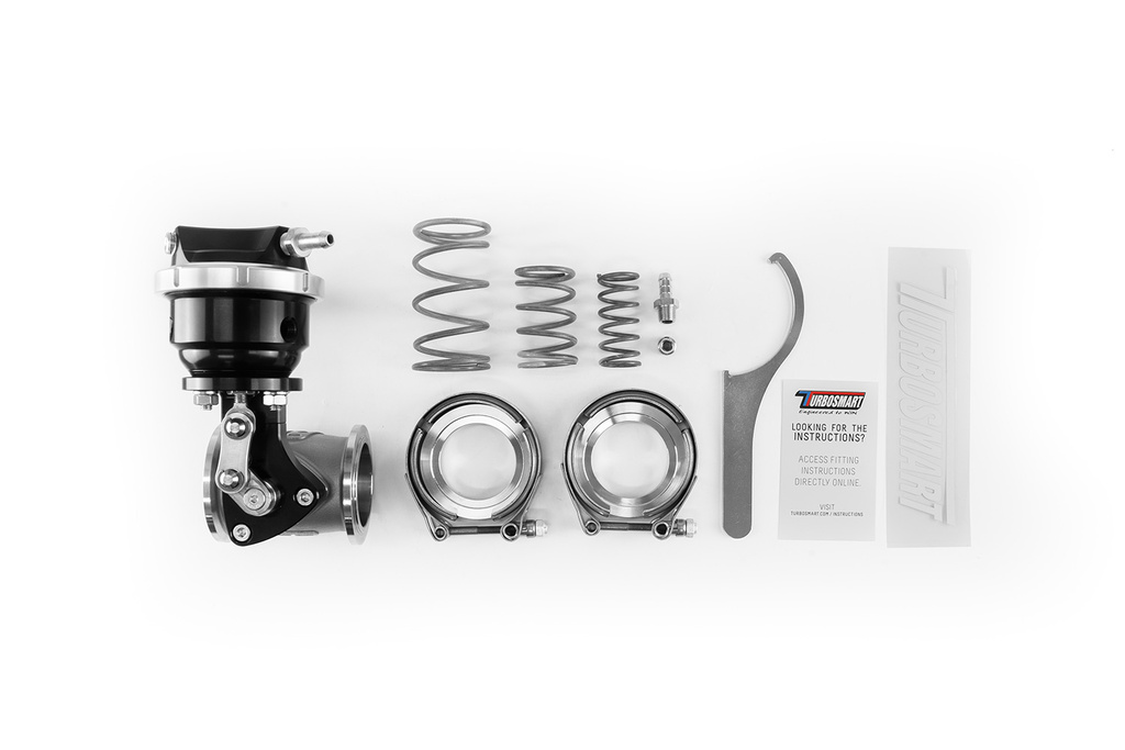 PSG40 Pneumatisk Lige Wastegate 6psi Sort