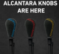 REVIN Gear Knop Special Alcantara (Blå)