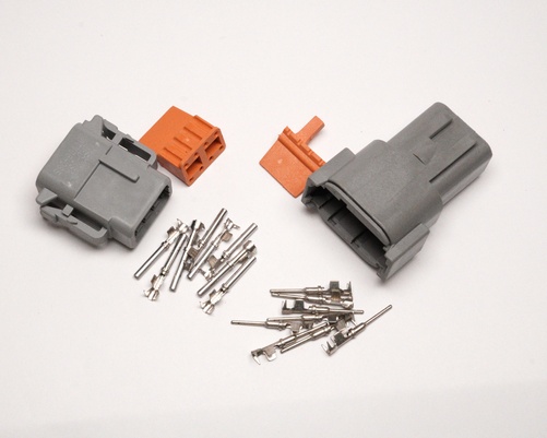 Stik 8-pin Han DTM series Mand + Kvinde