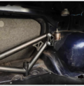 BMW E36 X-brace underramme bag 4pt