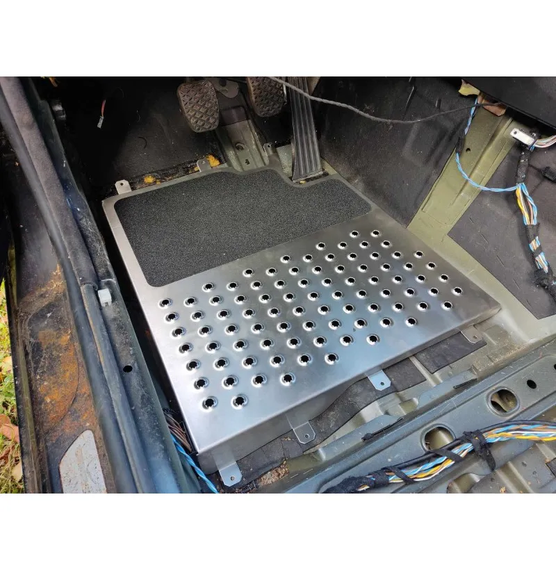 BMW E90 E92 E82 Gulvplader Rustfri