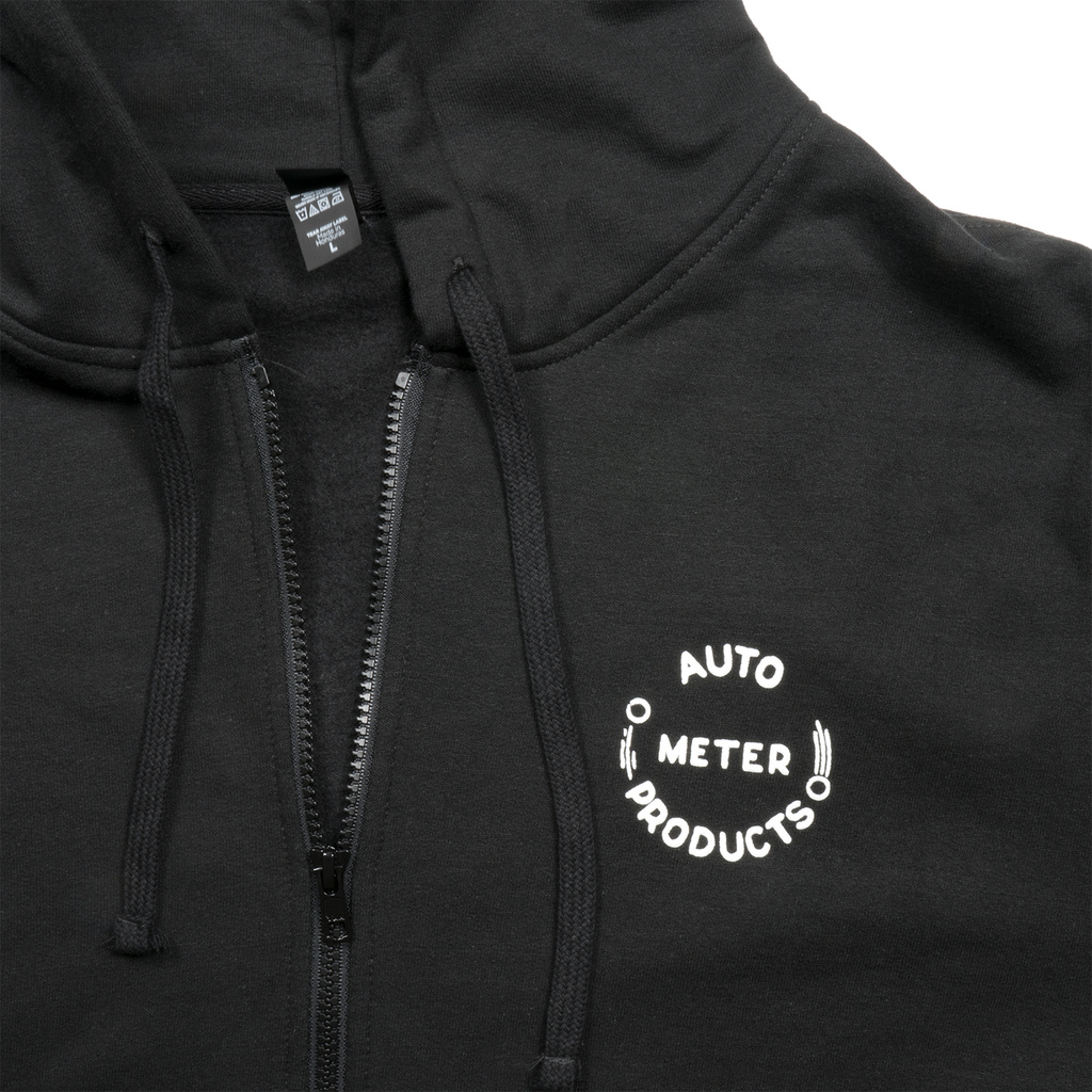 Zip Hoodie, Adult Medium, Black, 'Vintage'
