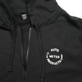 Zip Hoodie, Adult Medium, Black, 'Vintage'