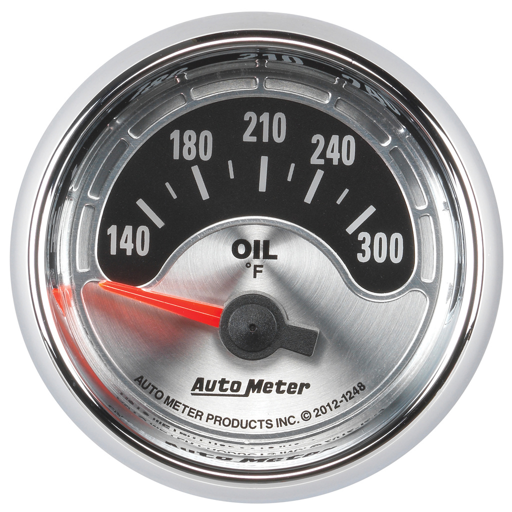 2-1/16" Oil Temperature, 140-300 °F, American Muscle