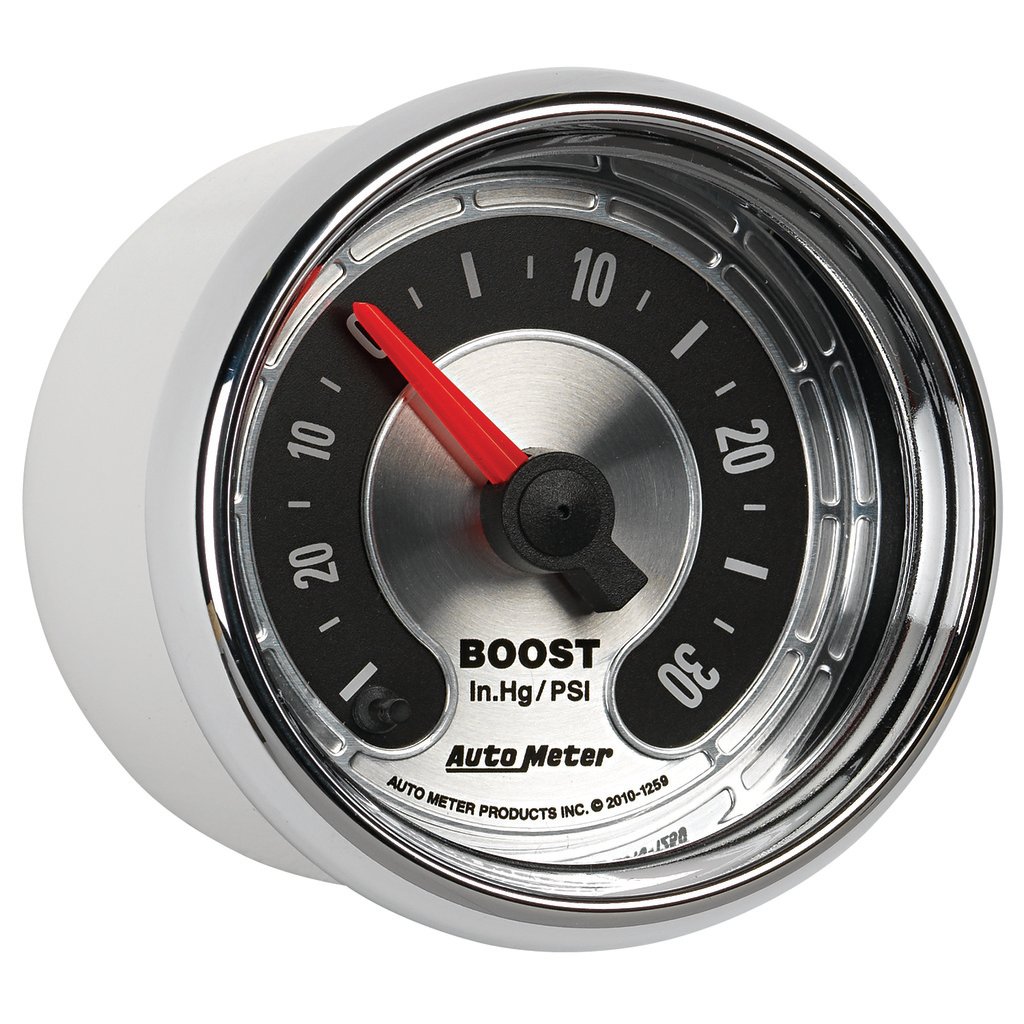 2-1/16" Boost/Vacuum, 30 In Hg/30 Psi, American Muscle