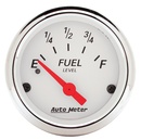 2-1/16" Fuel Level, 240-33 Ω (3262 Sender) Arctic Wht