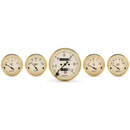 5 Pc. Gauge Kit, 3-1/8" & 2-1/16", Mech. Speedometer, Golden Oldies