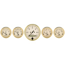 5 Pc. Gauge Kit, 3-1/8" & 2-1/16", Elec. Speedometer, Golden Oldies