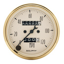 3-1/8" Speedometer, 0-120 Mph, Golden Oldies