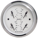 3-3/8" Quad Gauge, 100 Psi/100-250 °F/8-18v/240-33 Ω, Old-Tyme White