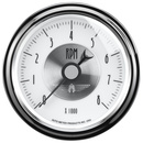 3-3/8" In-Dash Tachometer, 0-8,000 Rpm, Prestige Pearl