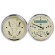 2 Pc. Gauge Kit, 3-3/8" Quad & Tach/Speedo, 240-33 Ω, Antique Beige