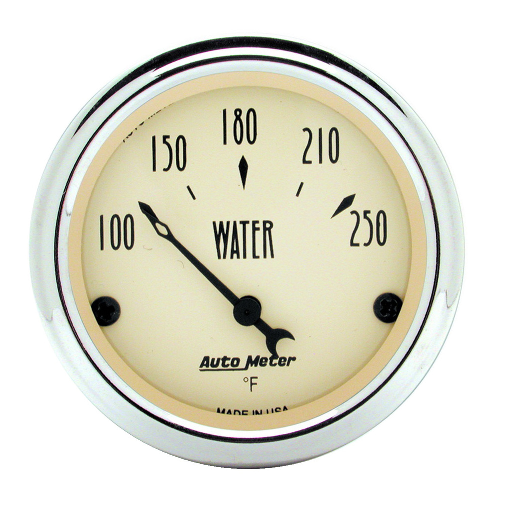 5 Pc. Gauge Kit, 3-3/8" & 2-1/16", Elec. Speedometer, Antique Beige