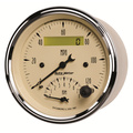 3-3/8" Tachometer/Speedometer Combo, 8k Rpm/120 Mph, Antique Beige