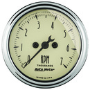 2-1/16" In-Dash Tachometer, 0-7,000 Rpm, Antique Beige