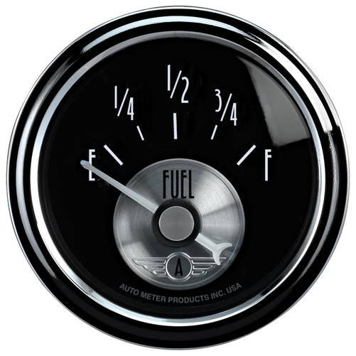 2-1/16" Fuel Level, 240- 33 Ω, Sse,Prestige Blk
