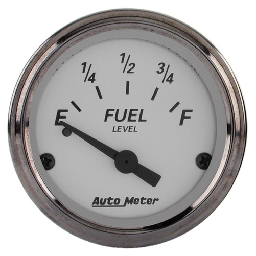 2-1/16" Fuel Level, 0-90 Ω, Gm, Silver