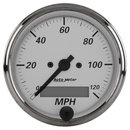 3-1/8" Speedometer, 0-120 Mph, American Platinum
