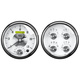2 Pc. Gauge Kit, 5" Quad & Tach/Speedo, 240-33 Ω, Prestige Pearl