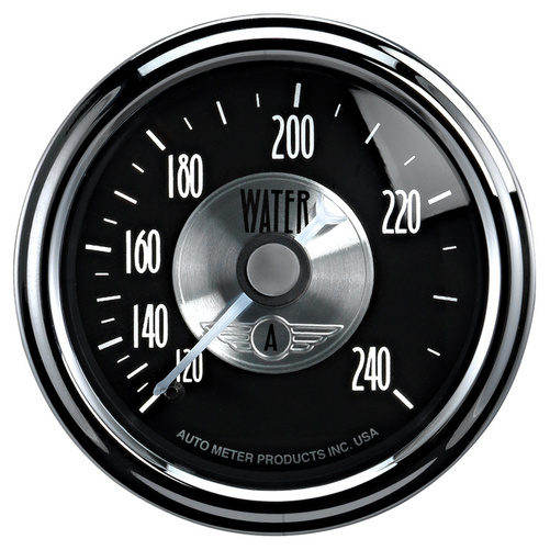 2-1/16" Water Temperature, 120-240 °F, Prestige Black Diamond