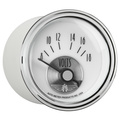 2-1/16" Voltmeter, 8-18v, Prestige Pearl