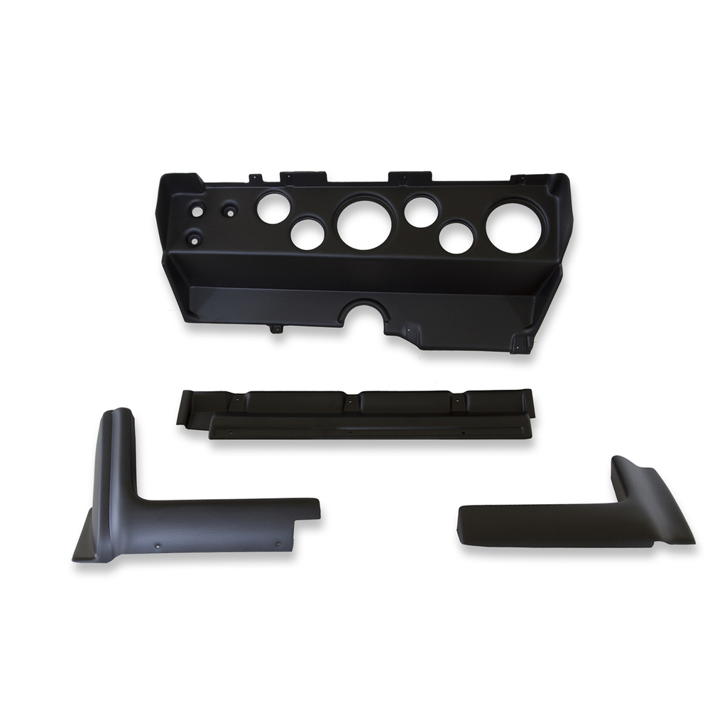 6 Gauge Direct-Fit Dash Kit, E-Body / Cuda / Challenger 70-74, Phantom