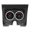 2 Gauge Direct Fit Dash Kit, Camaro/Firebird 67-68, Designer Black
