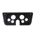 6 Gauge Direct-Fit Dash Kit, Chevy Truck C / K / K5 / Suburbn 67-72, Old Tyme Black