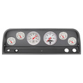 6 Gauge Direct-Fit Dash Kit, Chevy Truck 64-66, Arctic White