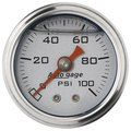 1-1/2" Pressure, 0-100 Psi, Silver