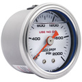 1-1/2" Pressure, 0-2,000 Psi, White