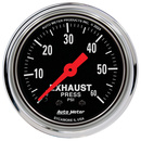 2-1/16" Exhaust Pressure, 0-60 Psi, Traditional Chrome