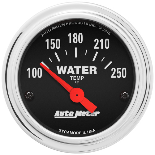 2-1/16" Water Temperature, 100-250 °F, Traditional Chrome
