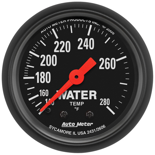 2-1/16" Water Temperature, 140-280 °F, Z-Series