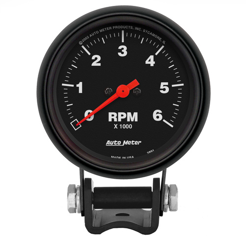 2-5/8" Pedestal Tachometer, 0-6,000 Rpm, Z-Series