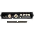 6 Gauge Direct-Fit Dash Kit, Chevy Chevell 64-65, Antique Beige