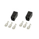 Connector, Wiring, 3 Terminal, For Elec. (Short Sweep) Gauges, Qty. 2